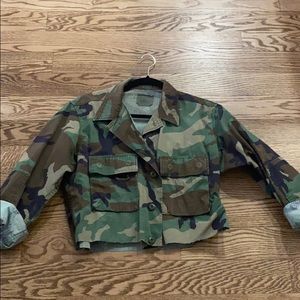 Camouflage short jkt
